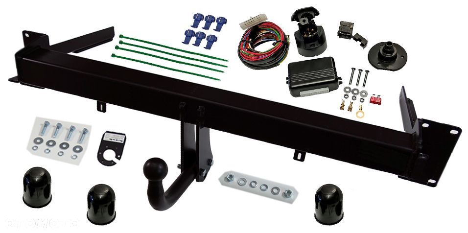 HAK HOLOWNICZY + MODUŁ 7P + WIĄZKA + GNIAZDO OPEL ASTRA 3 H III od 2004 KOMBI - 9