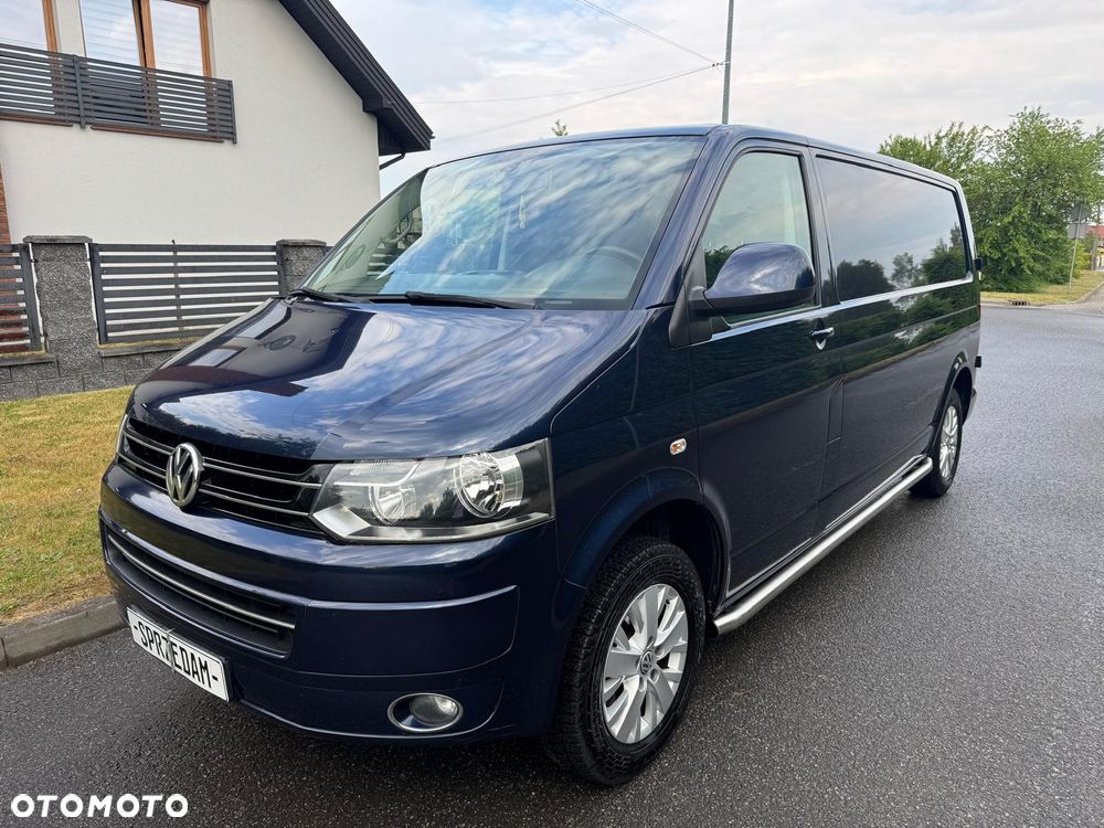 Volkswagen TRANSPORTER T5 L2H1 LIFT Długi Klima Elektryka Tempomat Furgon 3os. Rury Hak Pdc - 9