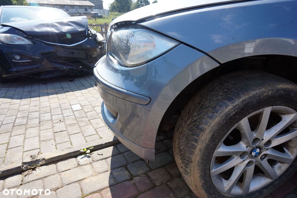 MASKA ZDERZAK BŁOTNIKI LAMPY 1 E87 LIFT A18  BMW 2007-2011 QUARZBLAU PRZÓD KOMPLETNY - 28