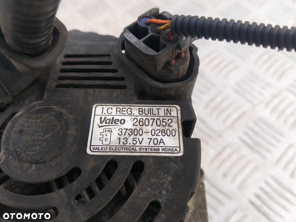 ALTERNATOR 37300-02600 70A HYUNDAI I10 1.1 1.2 BENZYNA VALEO - 4