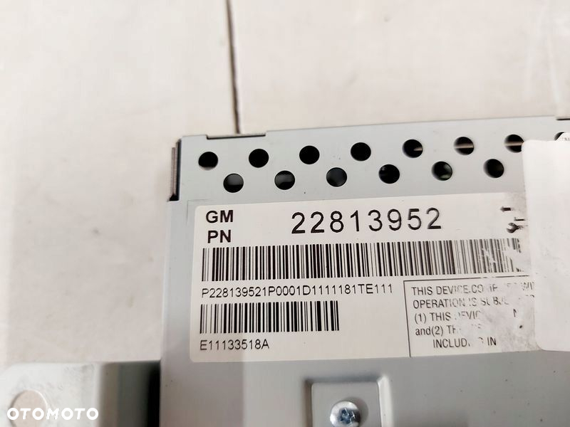 OPEL AMPERA WYŚWIETLACZ MONITOR EKRAN NAWIGACJI NAVI 22813952 - 6