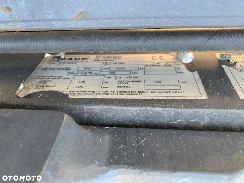 Pozycjoner wideł Kaup 3.5T466IZ LINDE 393 STANDARD ID OS1625 - 4