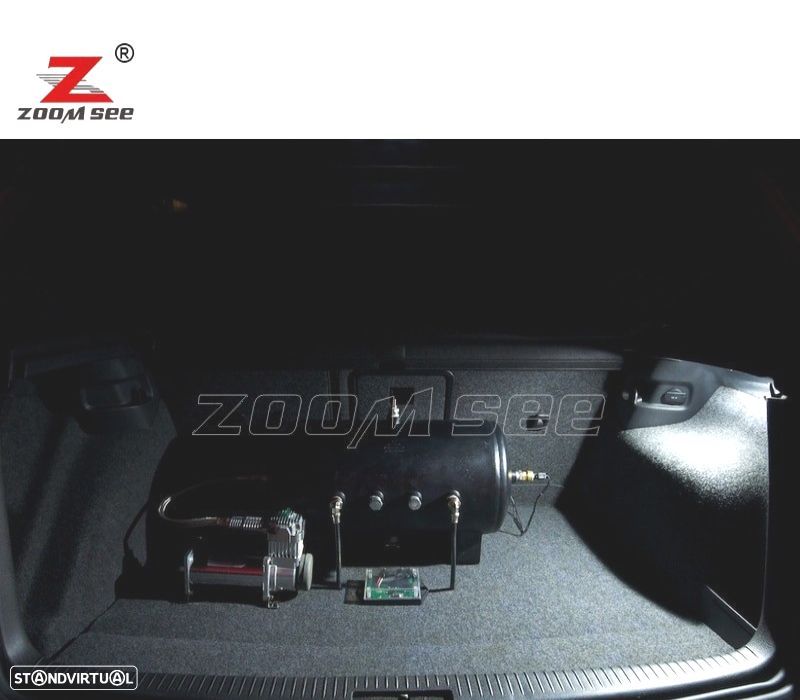 KIT COMPLETO DE 13 LÂMPADAS LED INTERIOR PARA VOLKSWAGEN VW GOLF MK6 R GOLF R MKVI 2012-2013 - 2