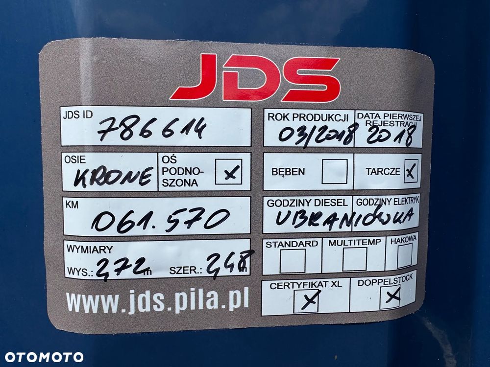 Krone Izoterma, Doppelstock!!Ubraniówka!! 61.000 km!! - 31