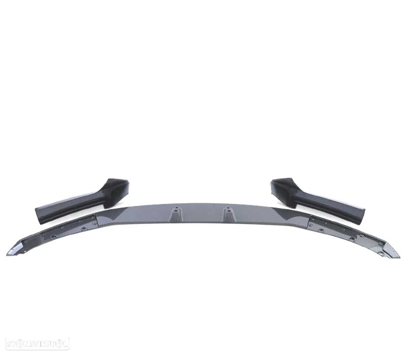 SPOILER LIP PARACHOQUES FRONTAL BMW F22 F23 LOOK M PERFORMANCE CARBONO - 2
