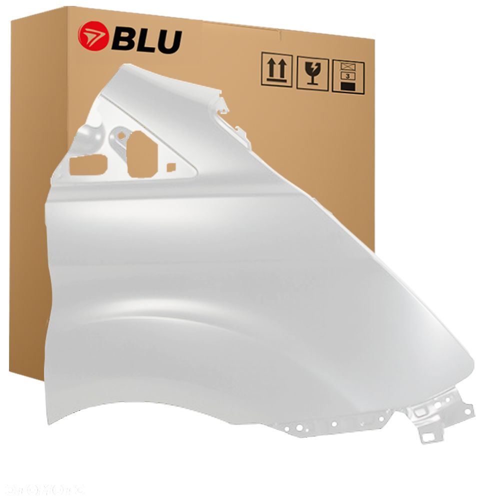 BLU Błotnik FORD TRANSIT TOURNEO CUSTOM I 7VTA prawy biały 2013-2017 przód FrozenWhite - 1