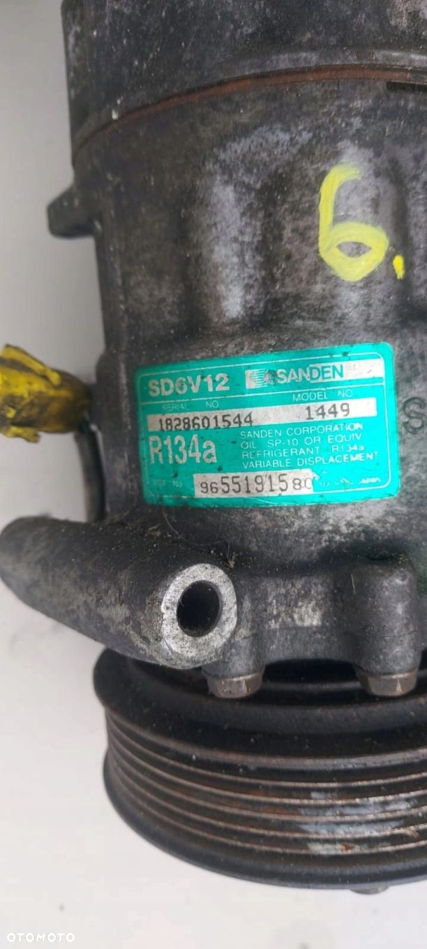 PEUGEOT CITROEN SPRĘŻARKA KLIMATYZACJI 1,6 HDI 9655191580 - 2