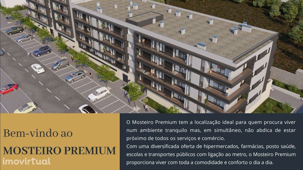 T2 Novo no Empreendimento Mosteiro Premium em Moreira da Maia! - Grande imagem: 4/10