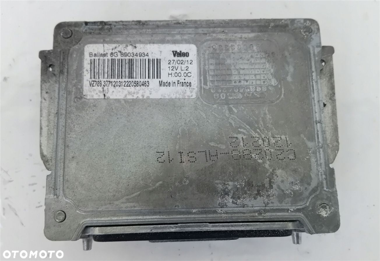 PRZETWORNICA XENON BALLAST 6G VALEO CITROEN C5 III X7 89034934 - 1