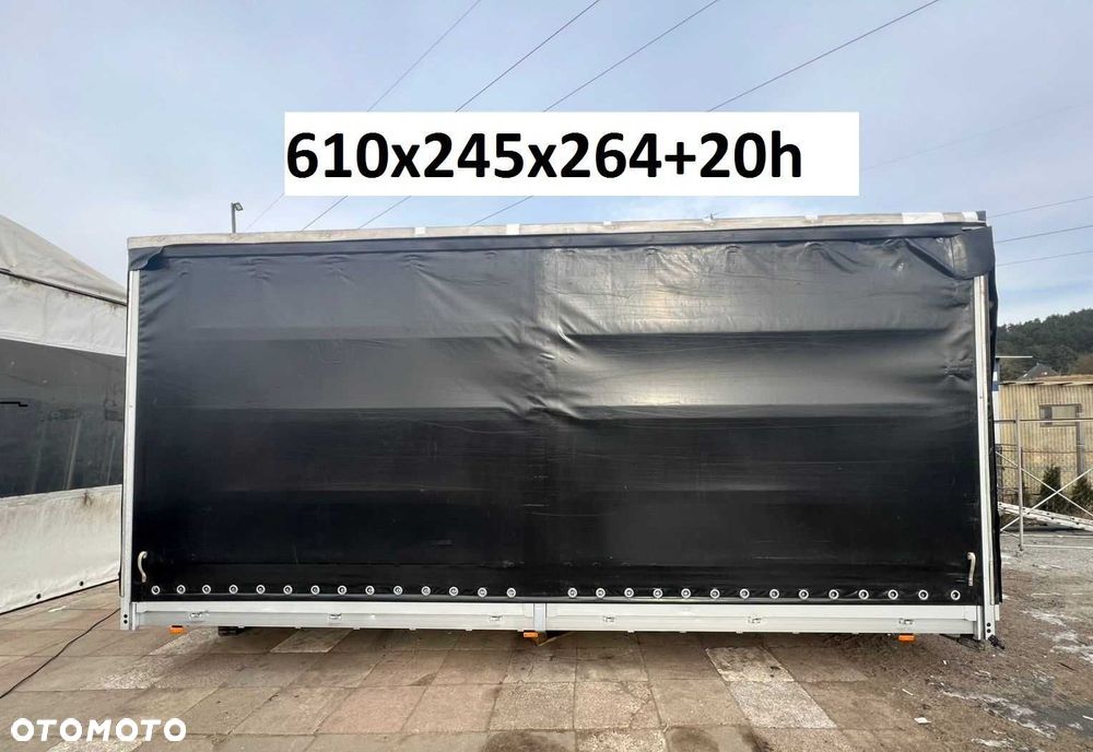 15 EP Skrzynia ładunkowa 610x245x264+20h zabudowa paka plandeka (MONTAŻ)