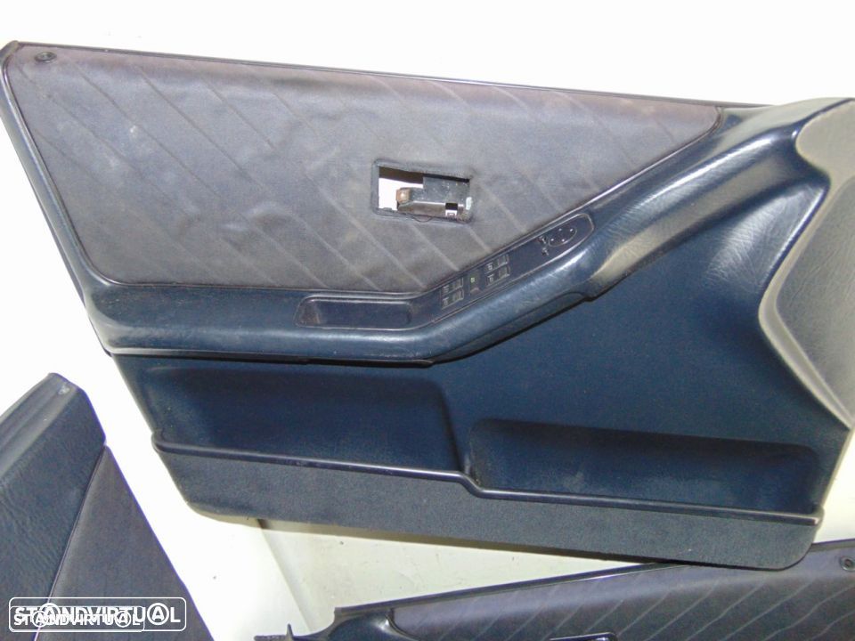 Audi 80 Avant carrinha - quartelas das portas da frente nuas mais de trás mais comandos de vidro eléctricos mais fechos e botões dos vidros eléctricos de trás - 7