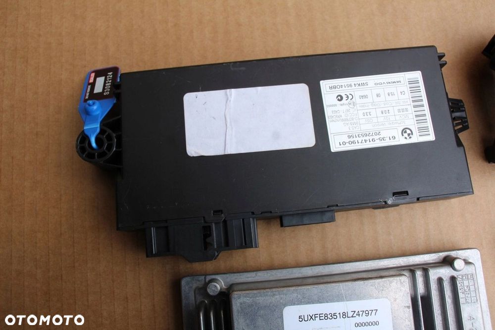 Komputer silnika zestaw startowy BMW N62B48 N62 4.8 V8 355KM 261kW 7582306 - 4