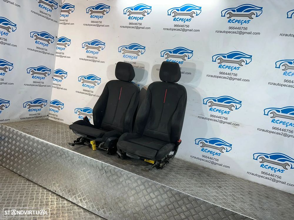 .Conjunto Bancos Originais BMW Pack M Serie 1 F21 3 Portas Tecido - 10