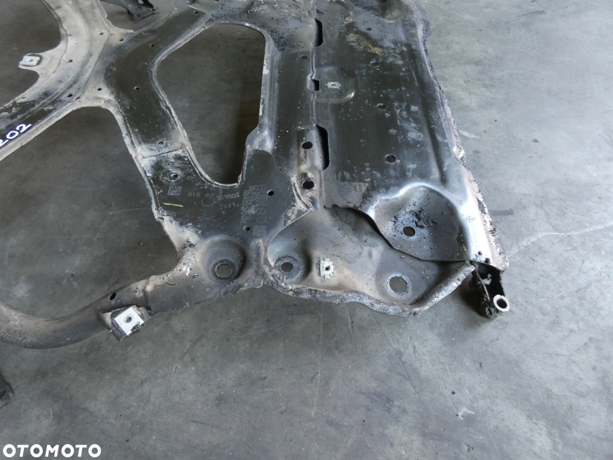 AUDI A4 B9 WÓZEK BELKA SILNIKA SANKI PRZÓD 8W2399347G H202 - 9