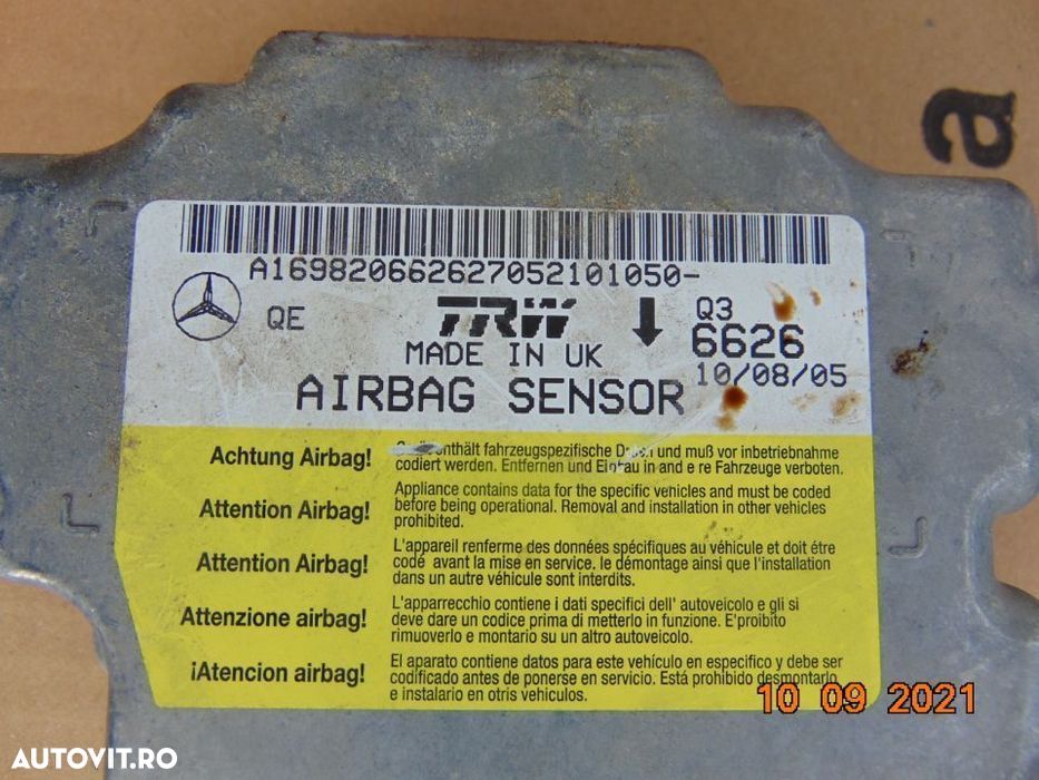 Modul airbag-uri Mercedes A Class w169 Modul airbag B Class w245 dezme - 2