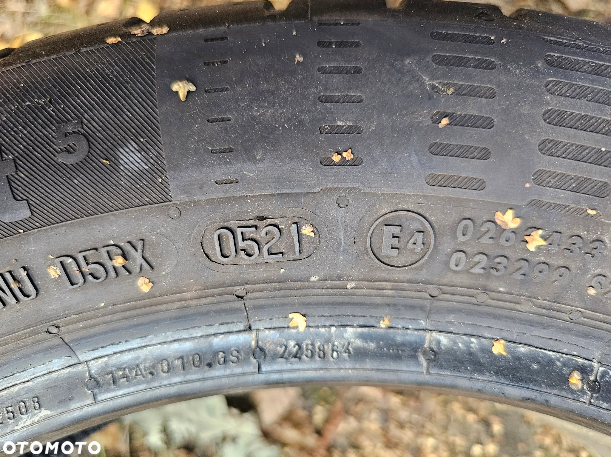CONTINENTAL 165/60R15 77H CONTIECOCONTACT 5 (4szt.) (4x6,5) (DOT: 3x0521 1x1021) L331 - 5