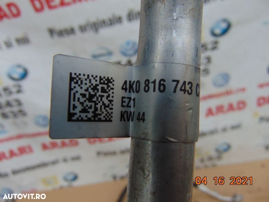 Conducta clima Audi A6 4k C8 conducte clima audi a6 c8 conducte aer co - 2