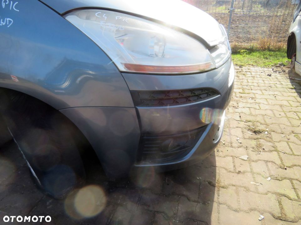 MASKA ZDERZAK BŁOTNIKI LAMPY C4 PICASSO I EZWD  CITROEN 2006-2010 SZARY PRZÓD KOMPLETNY - 11