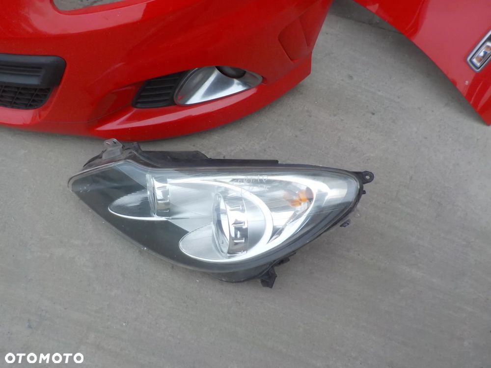 OPEL CORSA D 1.6T B OPC PRZÓD MASKA ZDERZAK BŁOTNIKI PAS PRZEDNI Z CHŁODNICAMI LAMPY UK KOLOR Z547 - 2