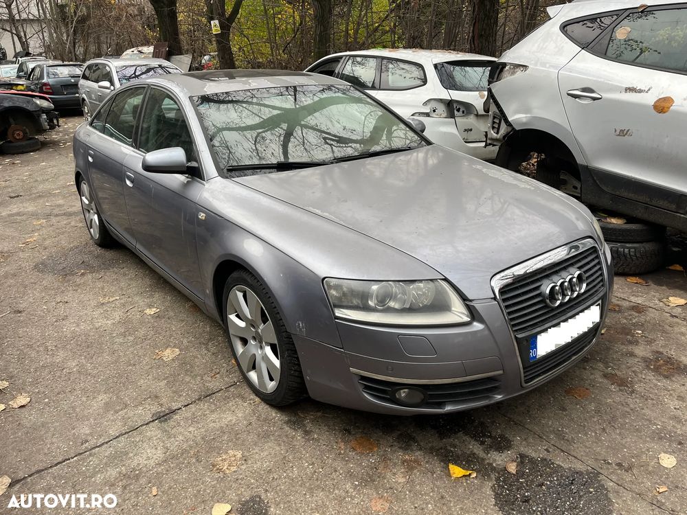 Dezmembrez Audi A6 C6 4F sedan 3.0 TDI BMK 2006 LY7H gri automat - 1
