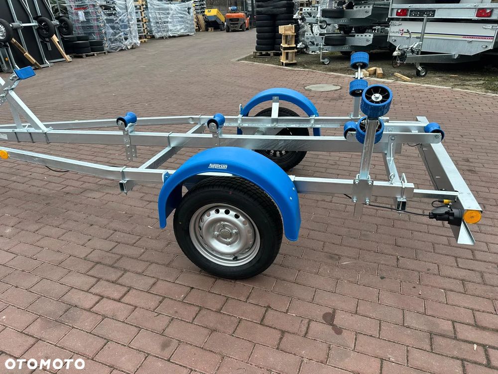 Neptun Przyczepa Neptun N7-17 NAVY 1 osiowa pod łodzie ponton do 5,5m - 7