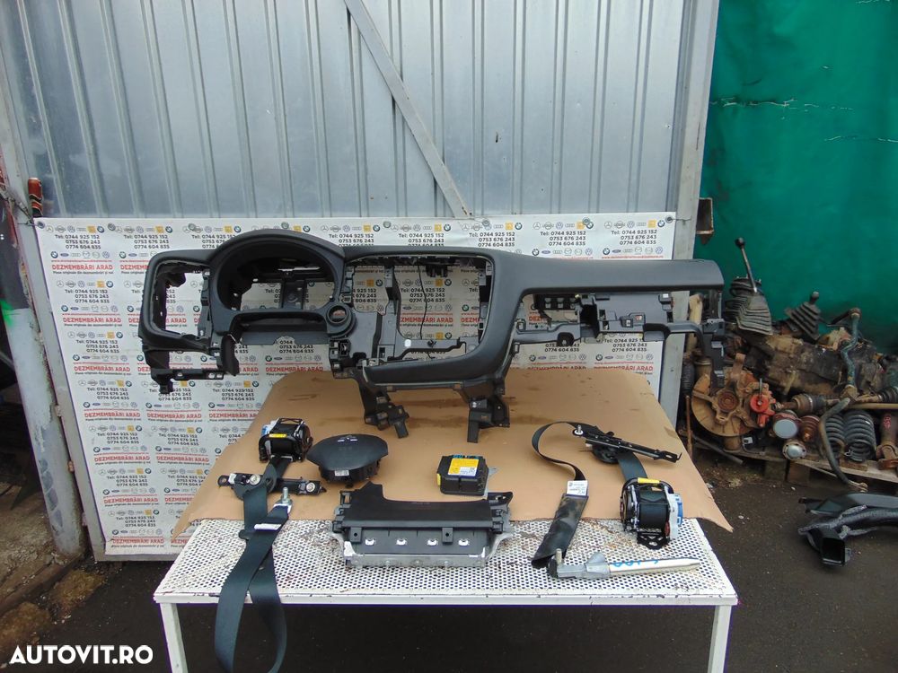 Plansa bord Mitsubishi Outlander 2013-2023 kit airbag-uri sofer pasager genunchi centuri stanga dreapta modul - 4