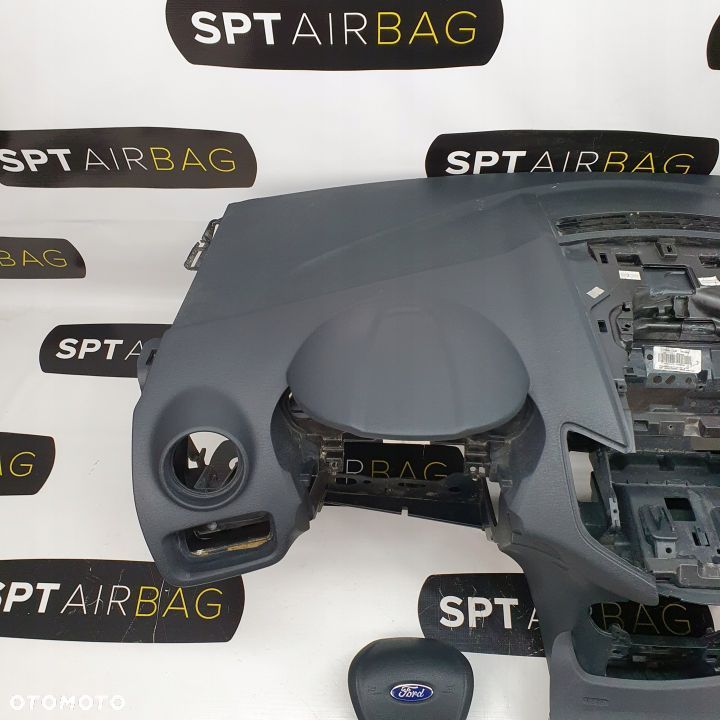 FORD FIESTA MK7 DESKA ROZDZIELCZA KONSOLA KOKPIT PULPIT PODUSZKI AIRBAG AIR BAG PASY KIT SET - 2