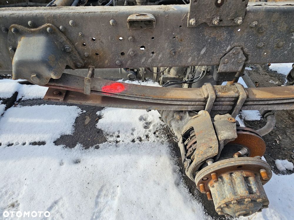 RESOR TYLNY TYŁ LEWY PRAWY 3 PIÓRA 8 cm 166 cm IVECO EUROCARGO FELGI 19,5'' - 2