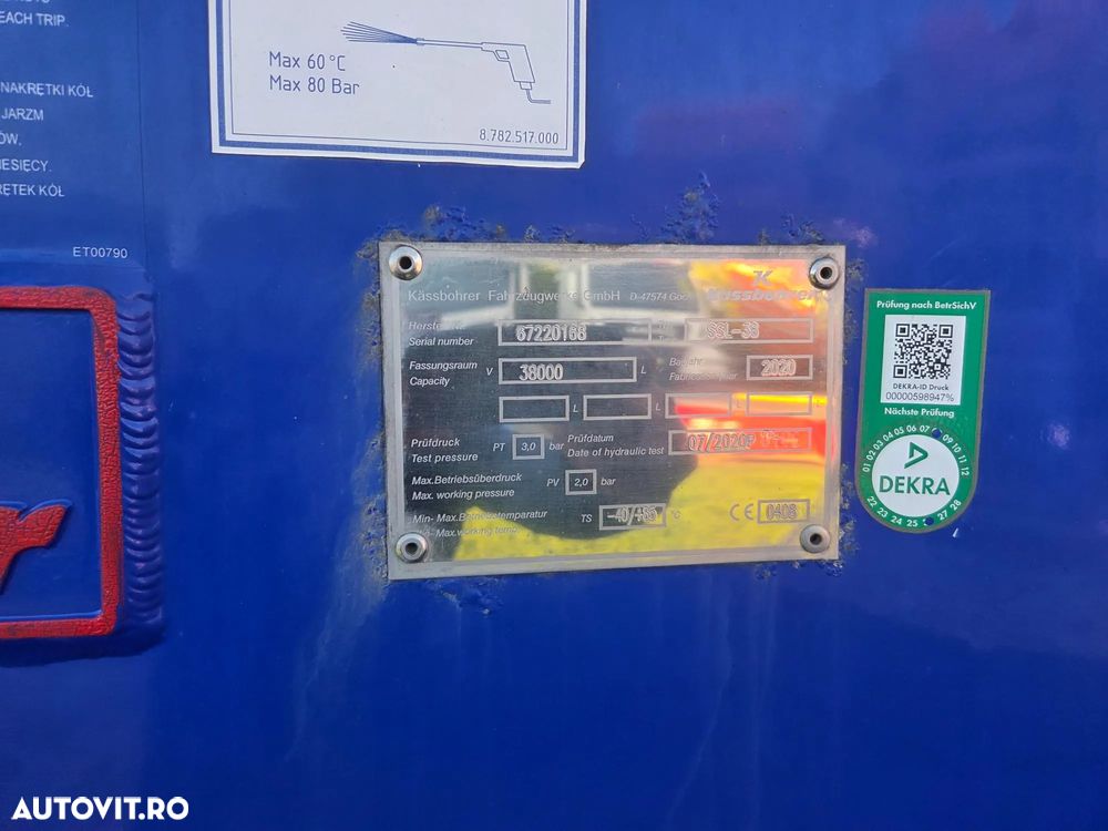 Kaessbohrer CIMETRUCT 39mc, 2020, 4,9t propiu, Jante ALULIMIU, axe BPW, picioare sprijin, bari antibiclisti, rulata doar in Germania, CARTE IDENTITATE RAR, Posibilitate leasing 4 ani cu rata lunara 4500 lei, STARE IMPECABILA-PROMOTIE 36900 EUR+Tva - 16