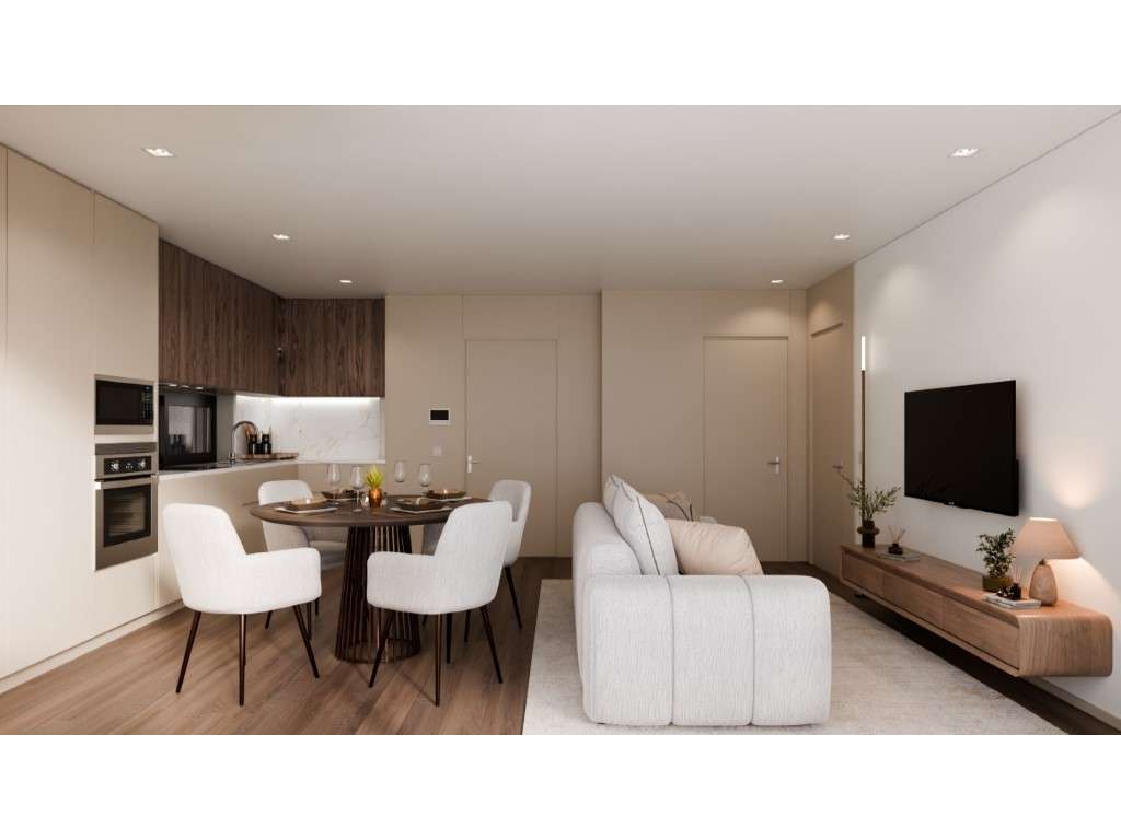 Novo Apartamento T0 com terraço em Canelas - Grande imagem: 4/16