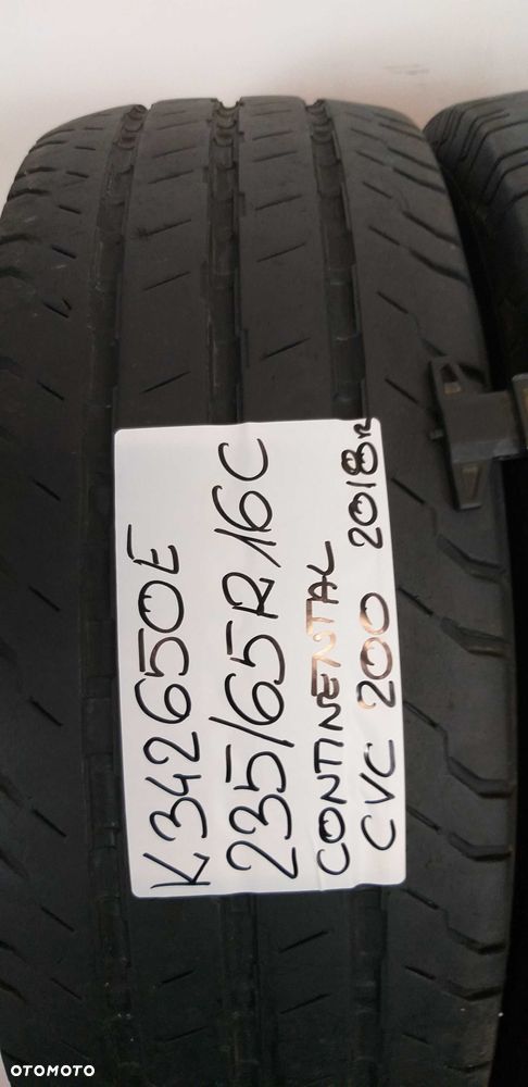 K342650E Komplet 235/65R16C Continental CVC200 rok2018 - 3
