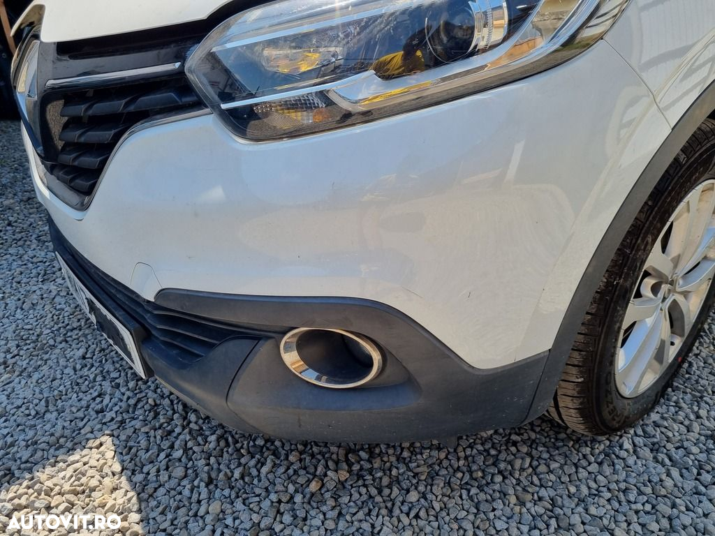 Bara fata Renault Kadjar 2015 - 2018 Alb (1310) model fara spalatoare far Crapata jos - 3