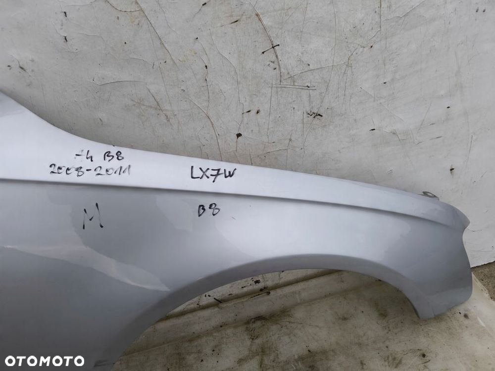 BŁOTNIK PRAWY PRZÓD AUDI A4 B8 2008-2011 LX7W *4 - 4