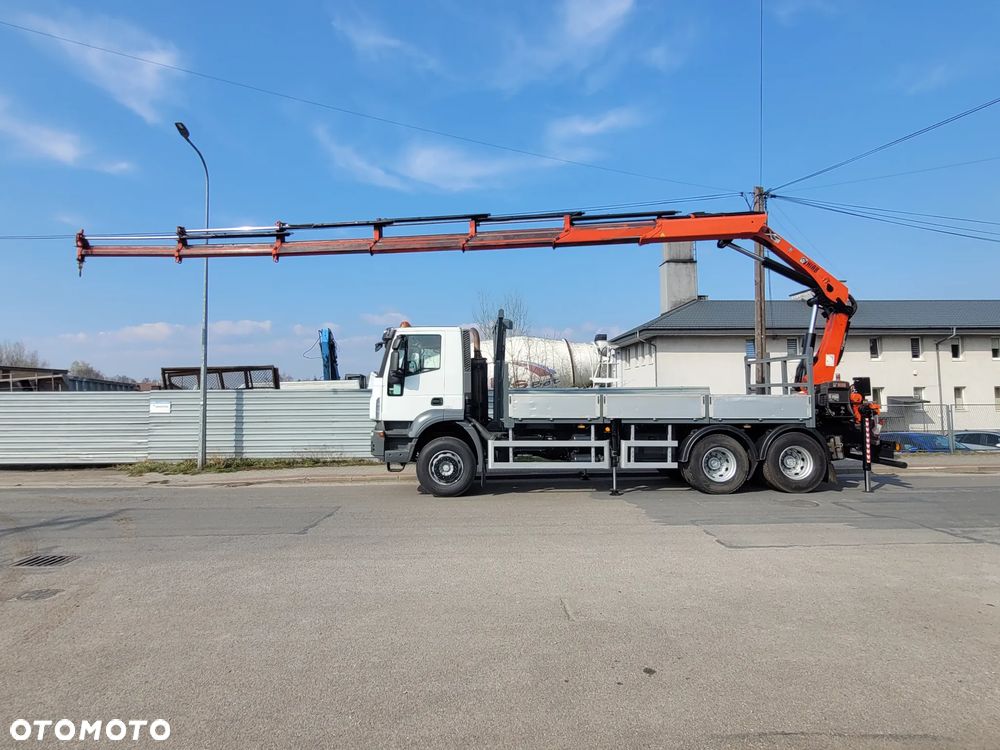 Iveco TRAKKER 260T36 6x4 HIAB 288 E-6 16m 6 WYSUWÓW PILOT HDS RADIOWY MOCNY ŻURAW DŹWIG KLIMA DUŻY - 3