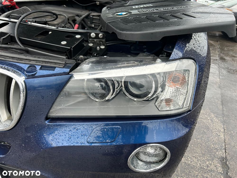 Bmw x3 F25 przód kompletny maska zderzak błotniki lampy xenon europa pas przedni chłodnice 3.0 D A76/5 - 2
