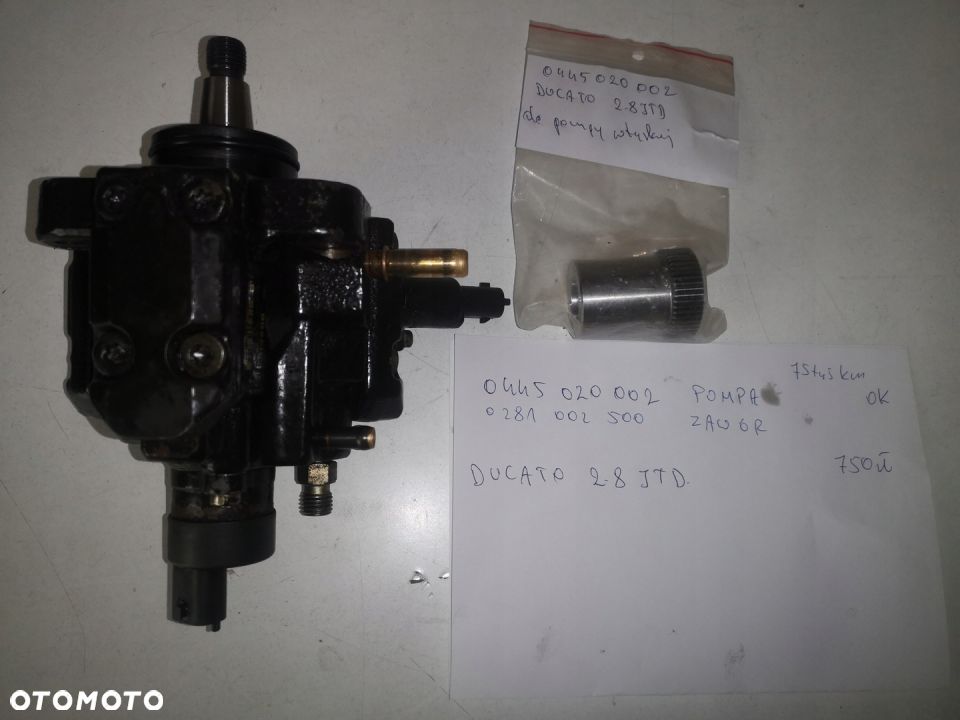 POMPA WTRYSKOWA DUCATO BOXER JUMPER 2.8 JTD HDI - 1