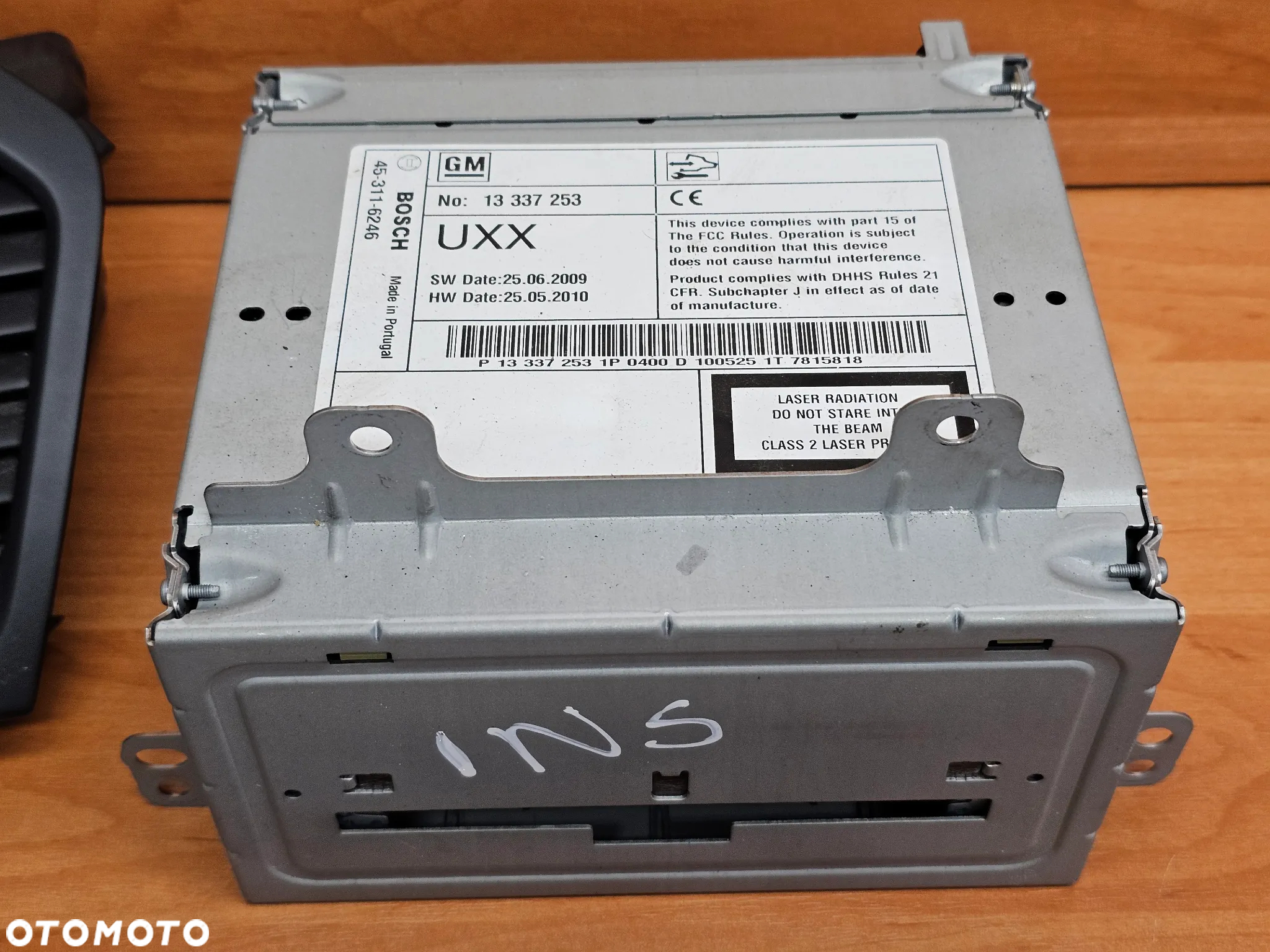 RADIO NAWIGACJA KOLOROWA OPEL INSIGNIA A DVD 800 NAVI CZARNA KOMPLET PRZED LIFT - 7