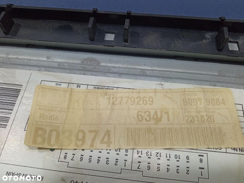 SAAB 9-3 II RADIO CD FABRYCZNE 12779269 - 8
