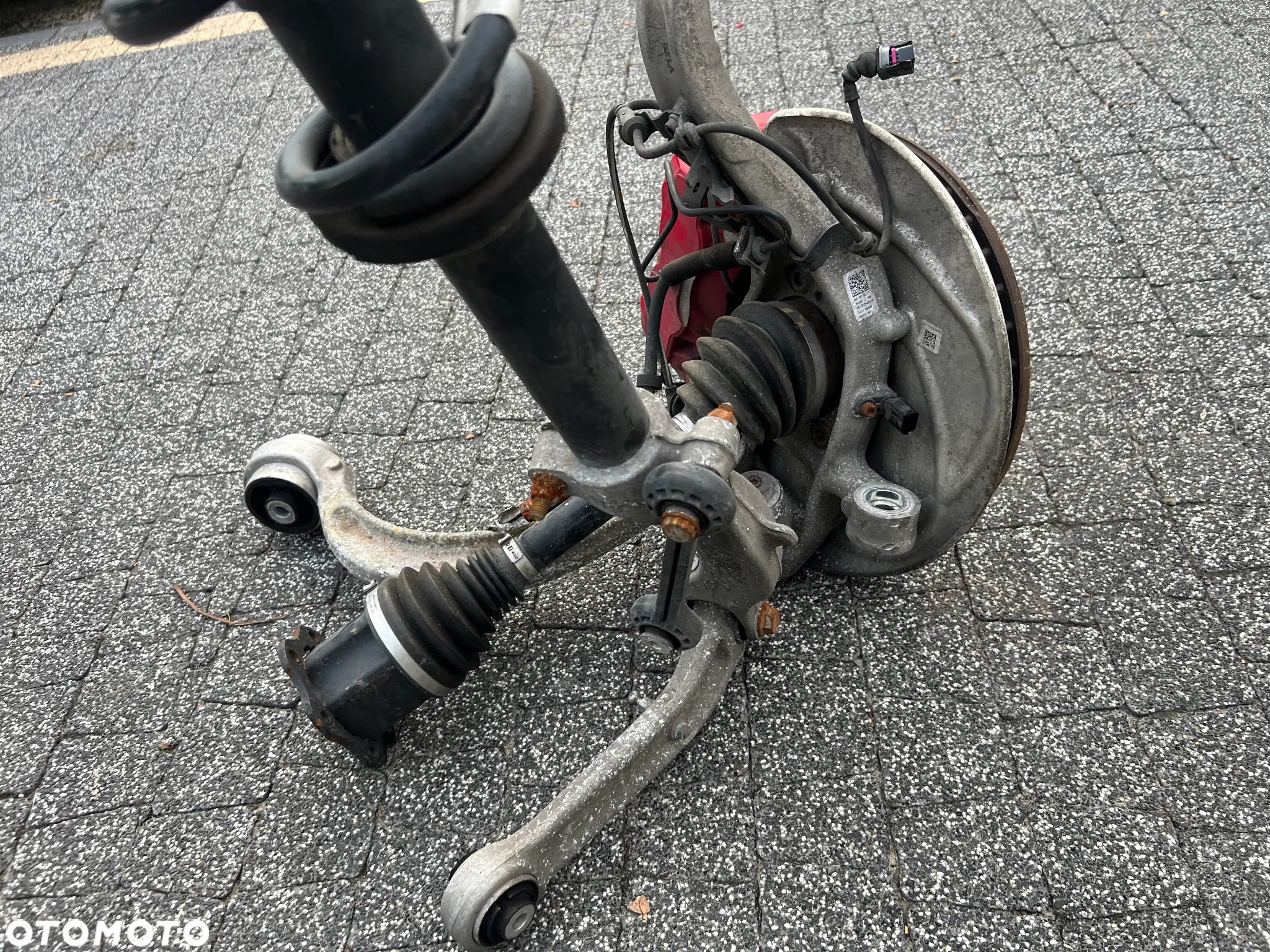 ZWROTNICA LEWA WAHACZ AMORTYZATOR AUDI A4 B9 A5 8W lift S LINE 8W0407559 - 16
