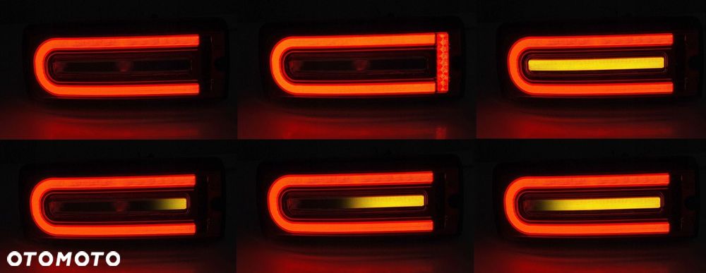Lampy tyl kpl Full Led Dynamiczne Neon Tuning 464 Look Mercedes G 461 463 - 5