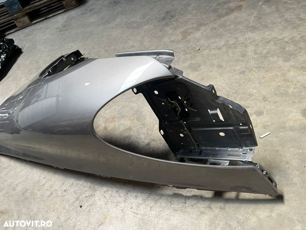 Aripa fata stanga completa originala PORSCHE CAYENNE 2 an 2010-2014 stare perfecta cod 7P5821251 - 5