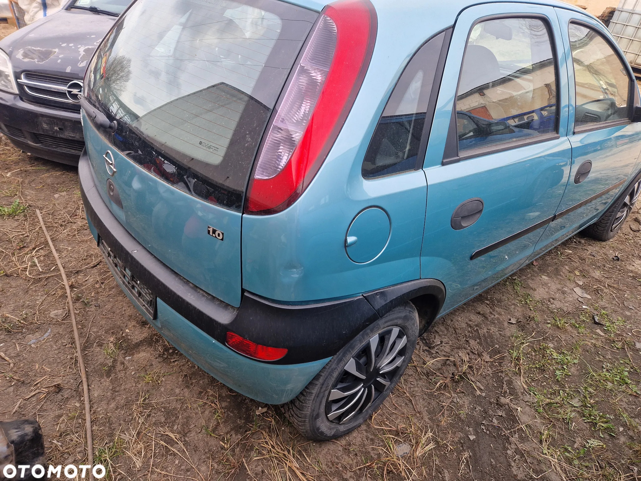 opel corsa c z397 maska zderzak lampa grill błotnik drzwi zbiornik paliwa szyba lusterko klamka - 3