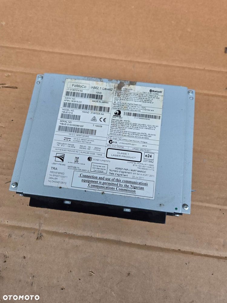 radio volvo vc60 v60 s60 v40 v70 31357225 - 2