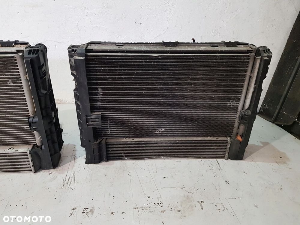 KOMPLET CHŁODNIC WENTYLATOR 7801993 BMW E87 E90 E91 2.0D - 4