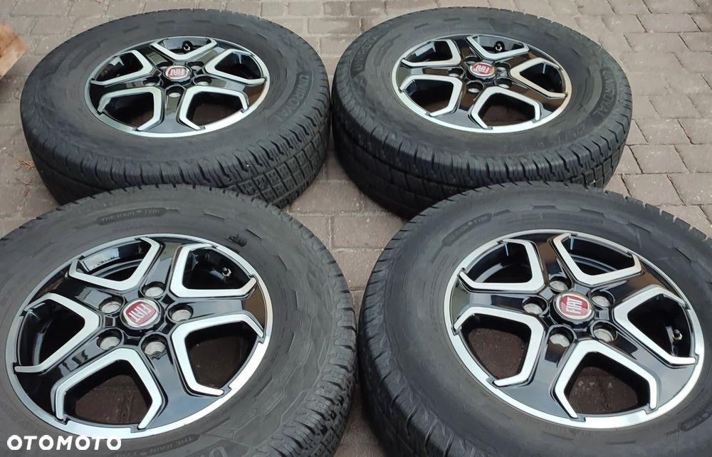 Koła Całoroczne Felgi Aluminiowe Oryg. Fiat Ducato Maxi Peugeot Boxer Citroen Jumper 16 cali 5x130 Ø78,1mm Et68 225/75/16 2022r Bdb !! Starogard Gdański - 2