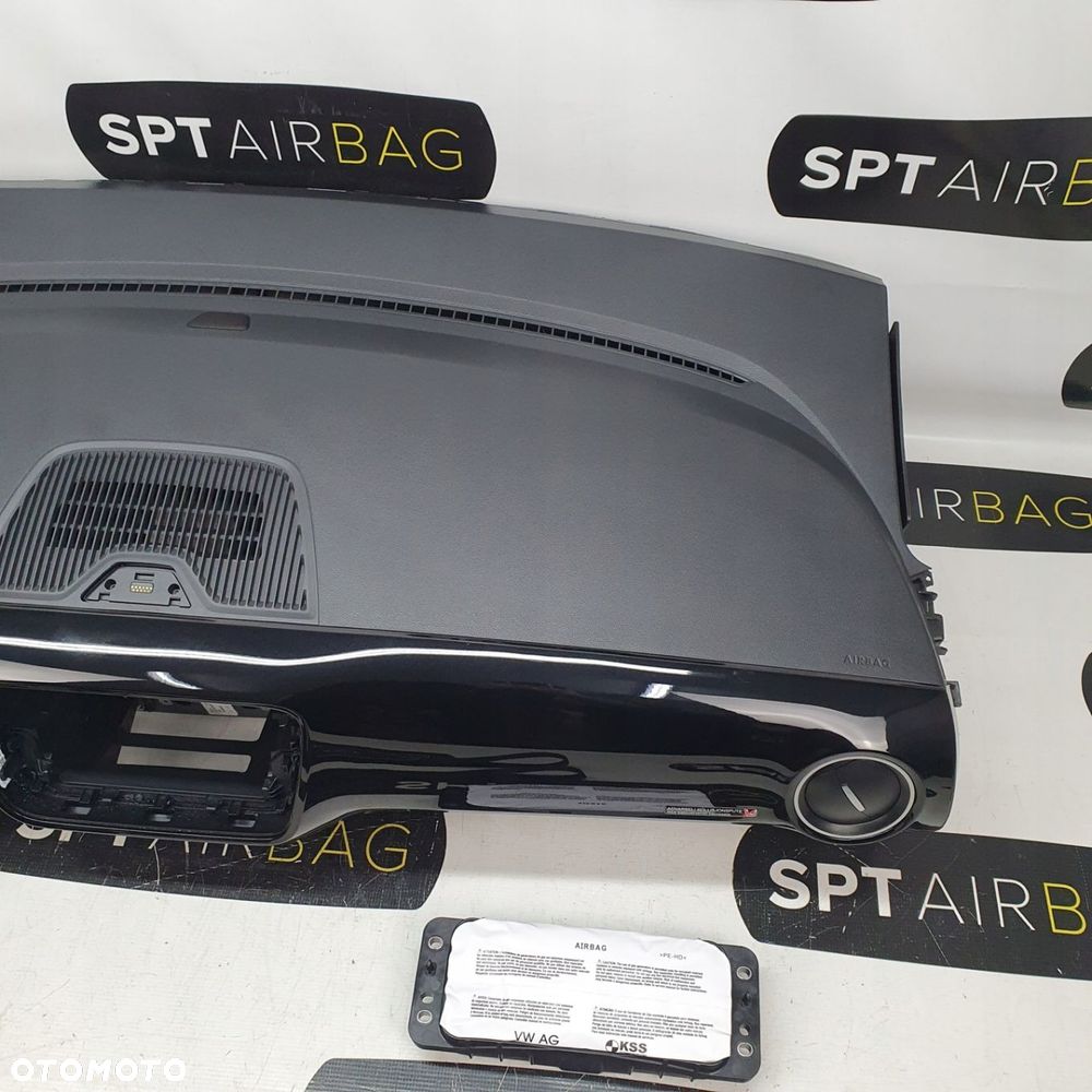 VW UP! UP DESKA ROZDZIELCZA KONSOLA KOKPIT PULPIT PODUSZKI AIRBAG AIR BAG PASY KIT SET - 4