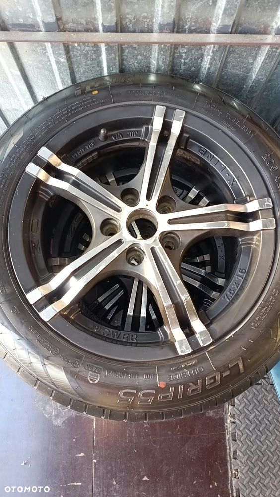 Alufelgi plus Nowe!!opony 205/55/R16 - 3
