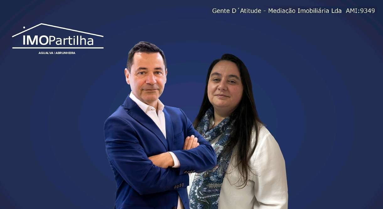 Logotipo:  IMOPartilha - Paulo Silva e Anabela Guerreiro