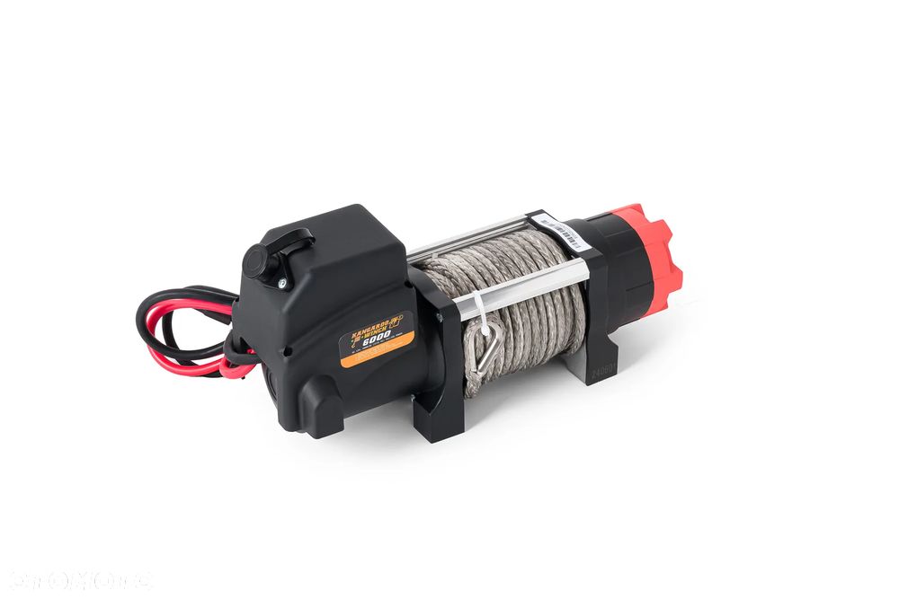 Wyciągarka Elektryczna Kangaroowinch K6000E 12V Z Liną Syntetyczną I Sterowaniem Bezprzewodowym - 5