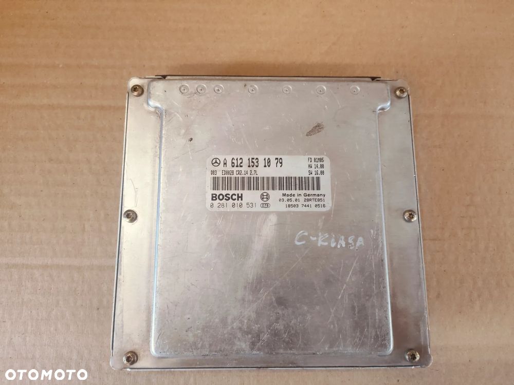 MERCEDES W203 C 01- 2.7CDI STEROWNIK SILNIKA 6121531079 - 2